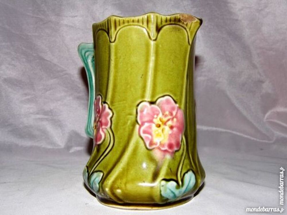 C&eacute;ramique ancien pichet FIVES DE LILLE ART NOUVEAU Décoration