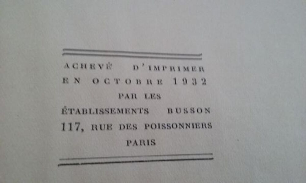 Sang de Camargue de Ren&eacute; Barbier 1932 Livres et BD