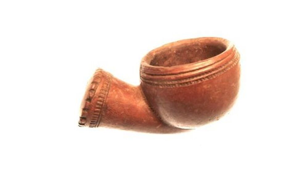 Pipe en terre cuite 