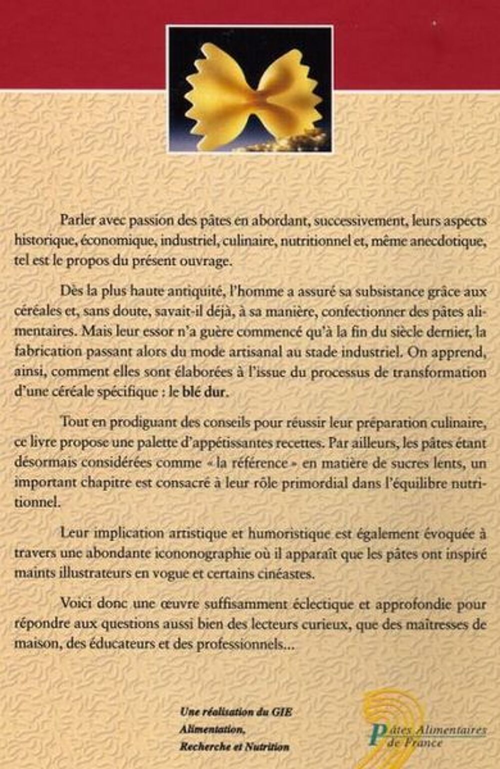 LES P&Acirc;TES / prixportcompris Livres et BD