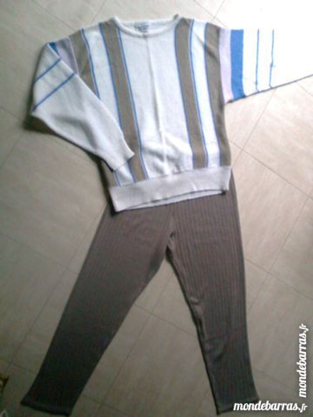 pull ray&eacute; et pantalon 42/44 - zoe Vêtements