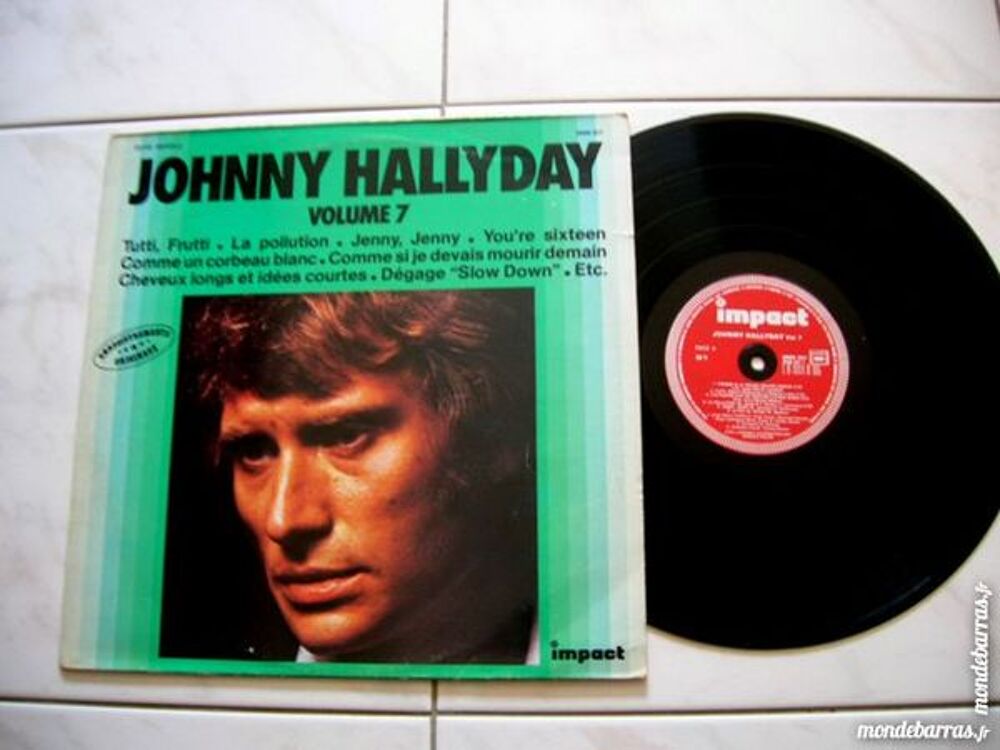 33 TOURS JOHNNY HALLYDAY VOLUME 7 CD et vinyles
