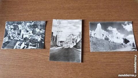 3 ANCIENNES cartes postales d'oradour sur glane 12 cuisses (71)