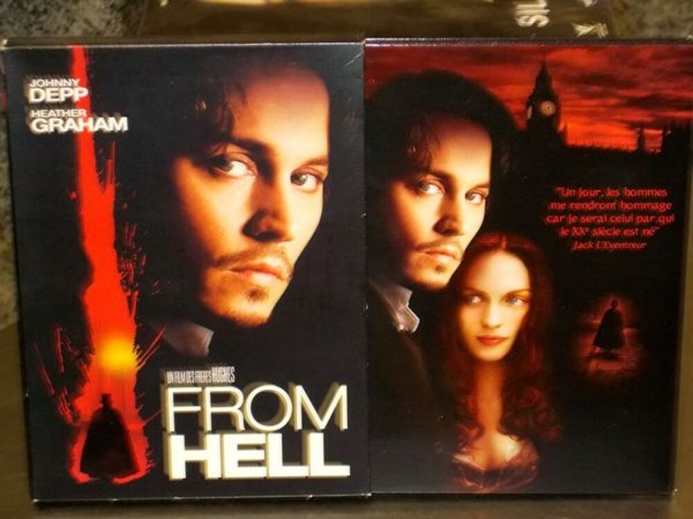 coffret 2 dvd from hell avec Johnny depp DVD et blu-ray