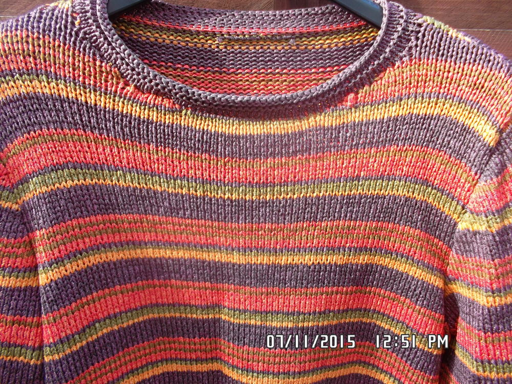 PULL MULTICOLORE*JUSTE 3E*KIKI60230 Vêtements