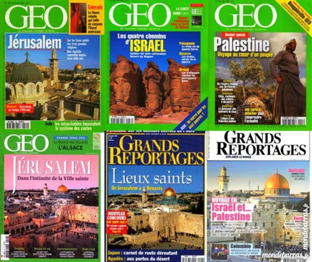 ISRA&Euml;L - g&eacute;o - JERUSALEM / les-livres-de-jac Livres et BD