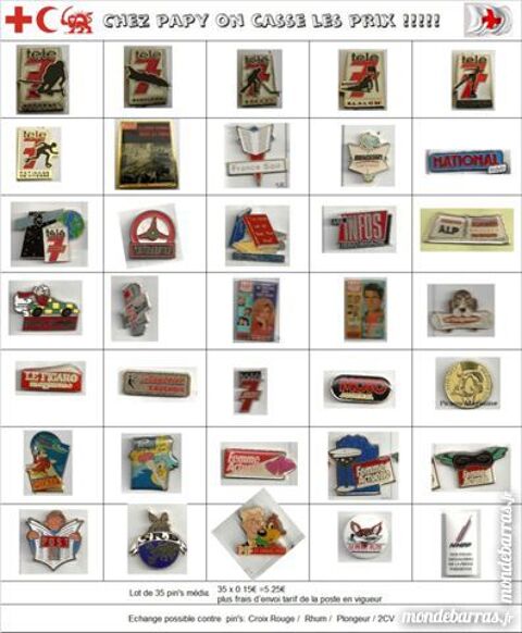 Lot Pin's M�dia 1 Tancarville (76)