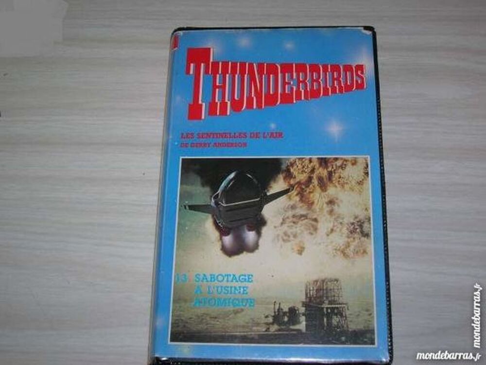 K7 VHS THE THUNDERBIRDS - Sabotage &agrave; l'usine DVD et blu-ray