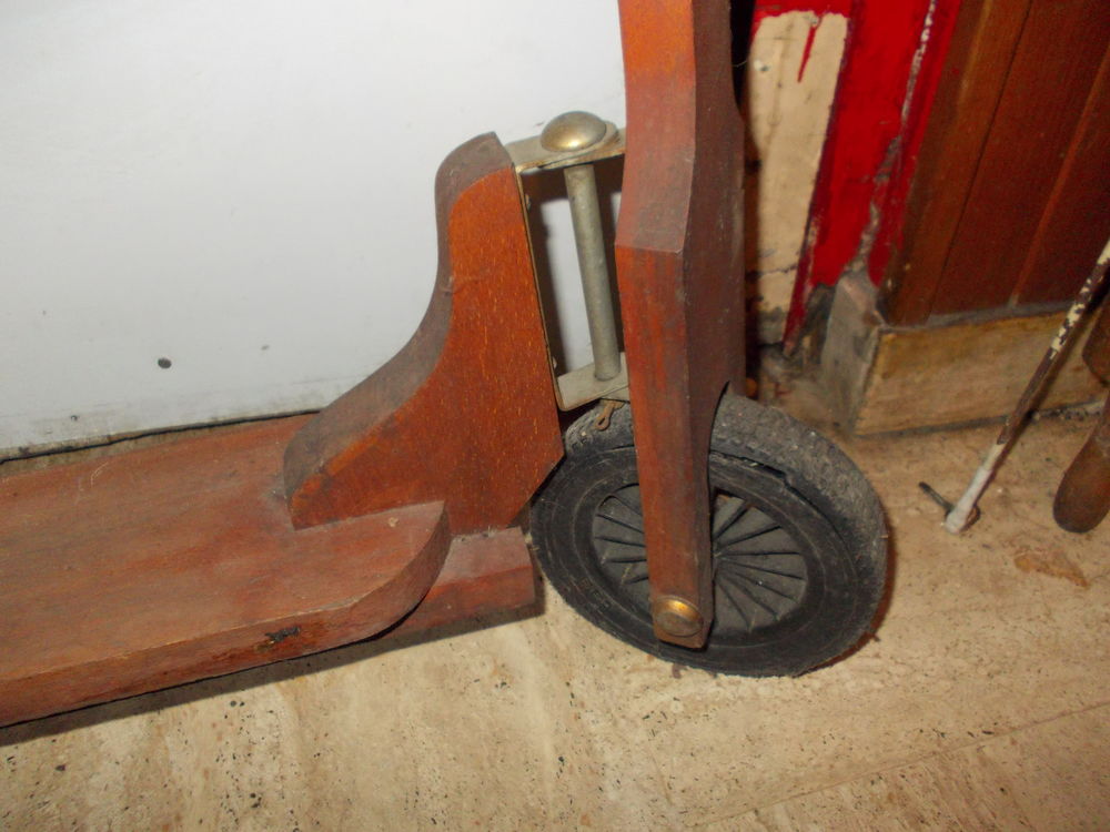 patinette en bis vintage 