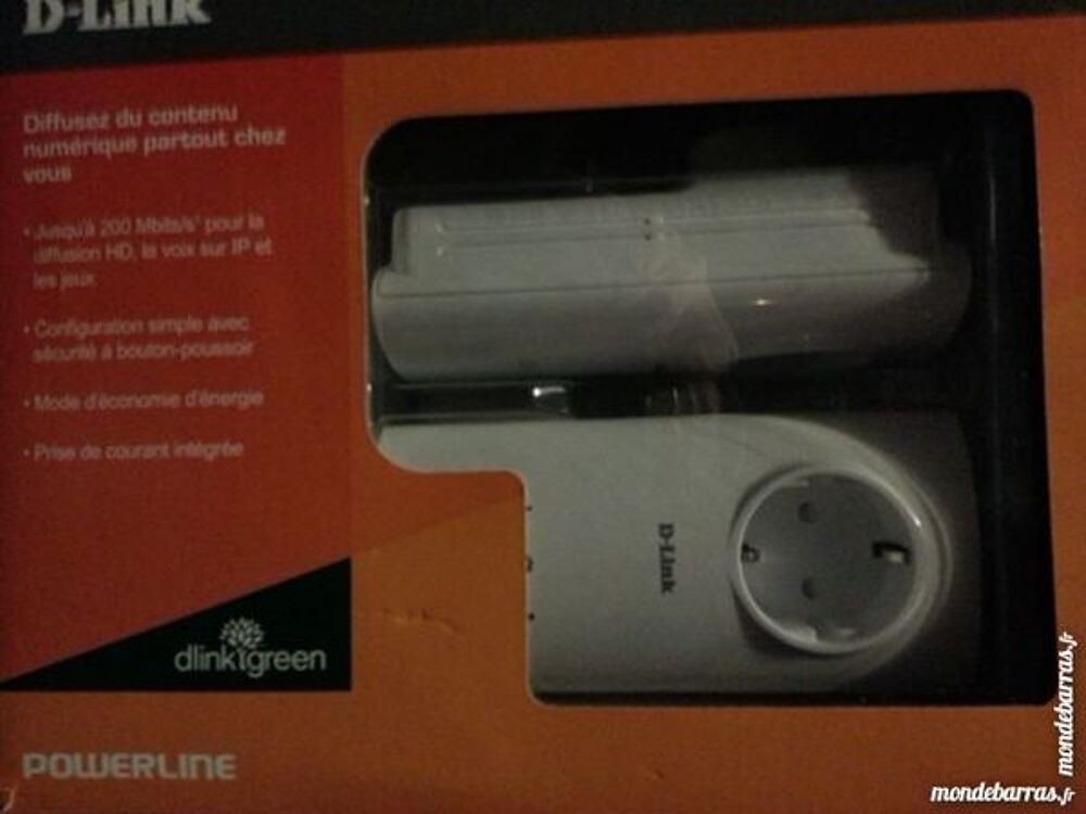 2 Adaptateurs CPL D-Link 200 Mbits/s Matériel informatique