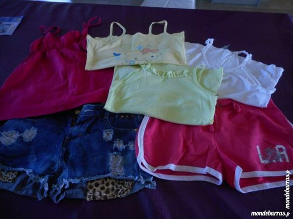shorts + tops fille Vêtements enfants
