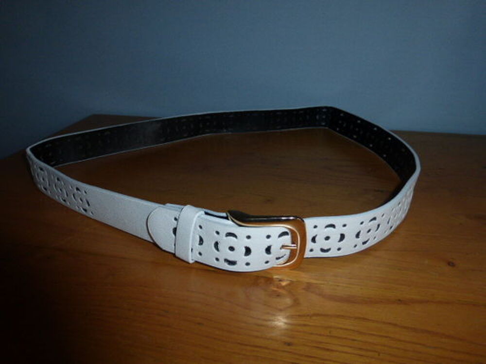 CEINTURE blanche L 101 cm (femme) Maroquinerie