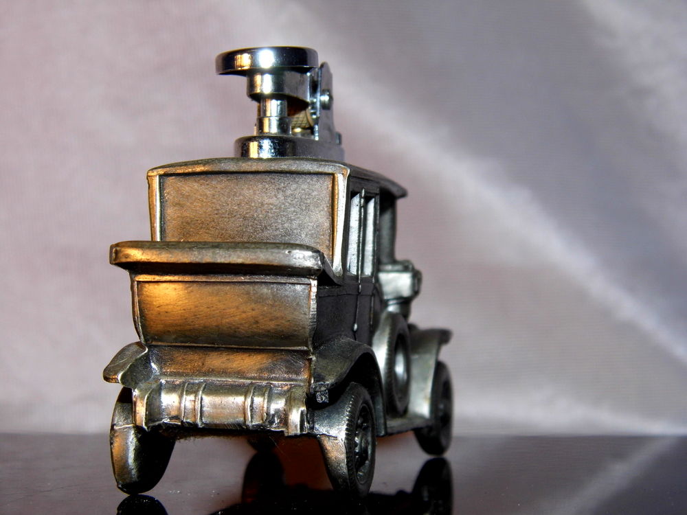 Briquet gaz MERCEDES BENZ 1910 voiture ancienne tacot 