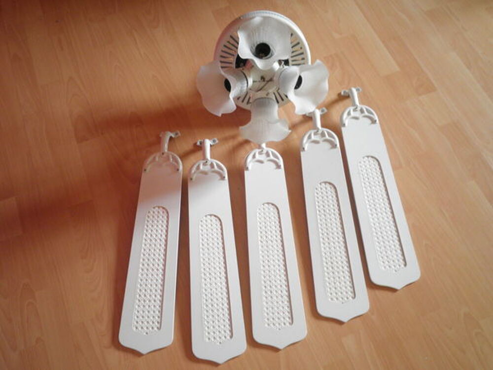 lustre ventilateur de plafond avec &eacute;clairages Décoration