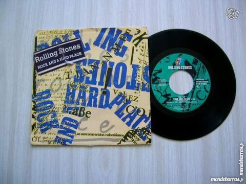 45 TOURS THE ROLLING STONES Rock and a hard place 13 Nantes (44)