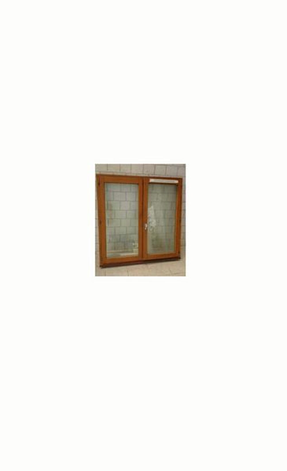 Fen&ecirc;tre bois exotique double vitrage Bricolage