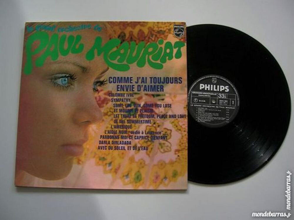 33 TOURS PAUL MAURIAT Comme j'ai toujours envie CD et vinyles