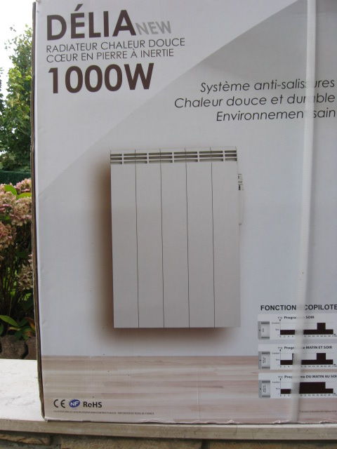 radiateurs ECOPILOTE DELIA  1000w 75 Cappelle-la-Grande (59)