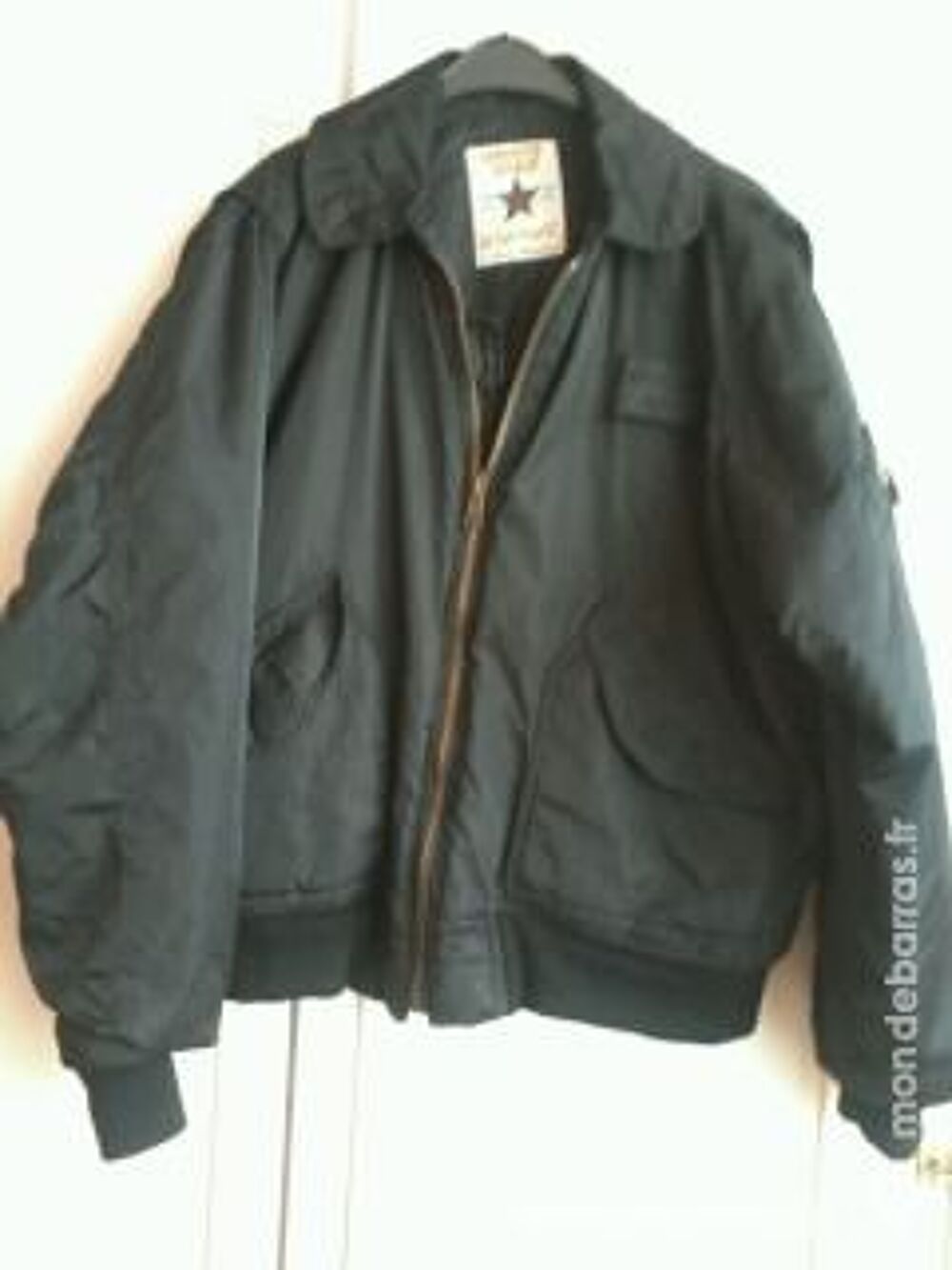 BLOUSON NOIR doubl&eacute; matelass&eacute; taille XL occasion Vêtements