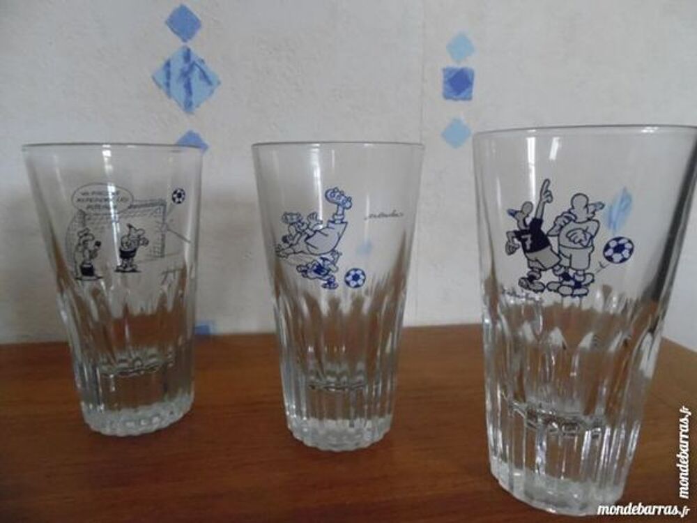 8 verres &agrave; Pastis th&egrave;me football Cuisine