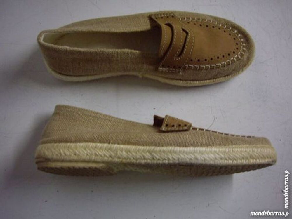Mocassins en paille HOMME pt 39/40 - neufs- Chaussures