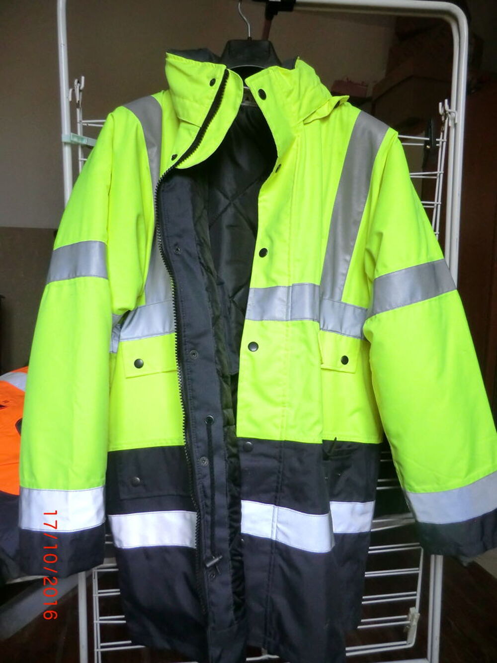 2 Parkas FLUO s&eacute;curit&eacute;s Vêtements