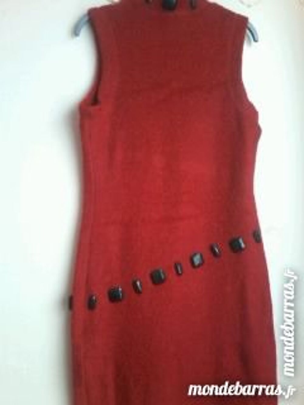ROBE ROUGE QUASI NEUVE T.42 Monte Carlo Vêtements
