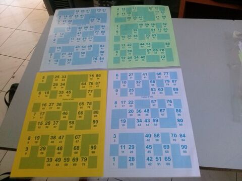 Carton loto quine 15 Saint-Pierre (97)