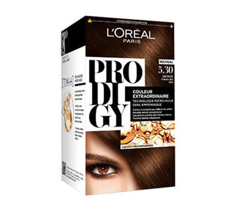 Coloration L'Oréal Prodigy Châtain 5.30 (Neuf) 10 Ardoix (07)
