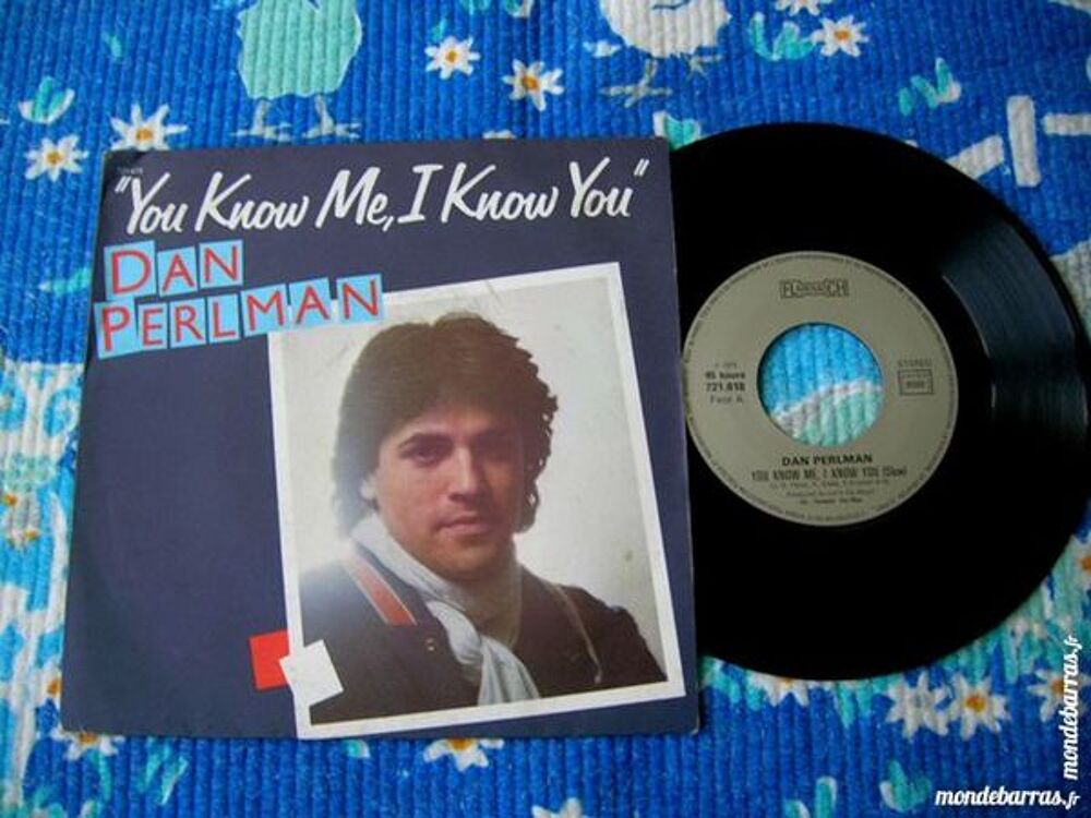 45 TOURS DAN PERLMAN You know me, I know you CD et vinyles