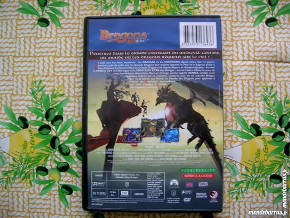 DVD DRAGONS FIRE and ICE - Dessin Anim&eacute; DVD et blu-ray