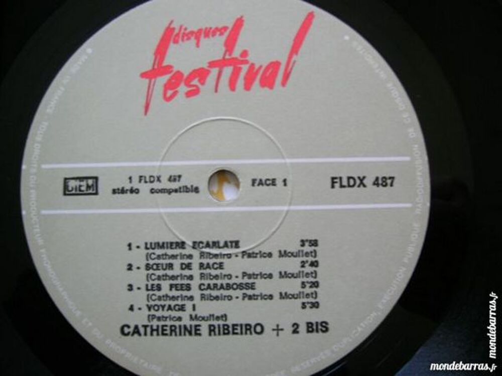 33 TOURS CATHERINE RIBEIRO + 2 BIS Same CD et vinyles
