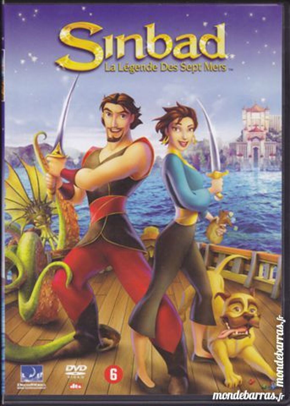 Sinbad La legende des 7 mers _dreamworks DVD et blu-ray