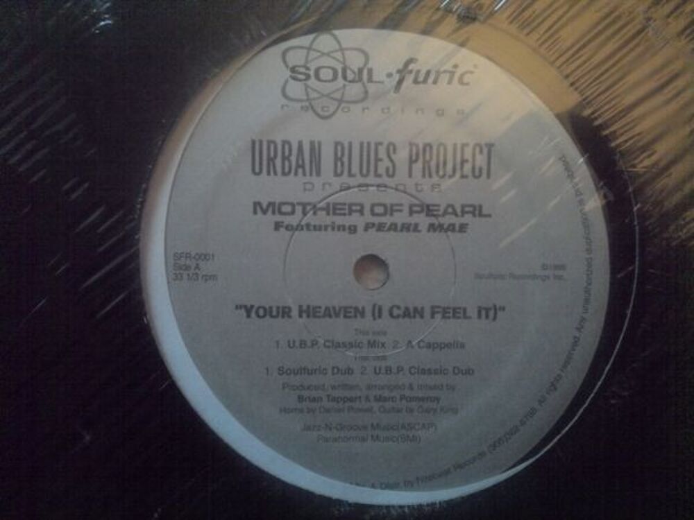 URBAN BLUES PROJECT
MOTHER OF PEARL
SOUL FURIC CD et vinyles