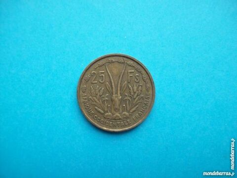Monnaie - Afrique Occidentale Franaise  25 Francs 1 Wattignies (59)