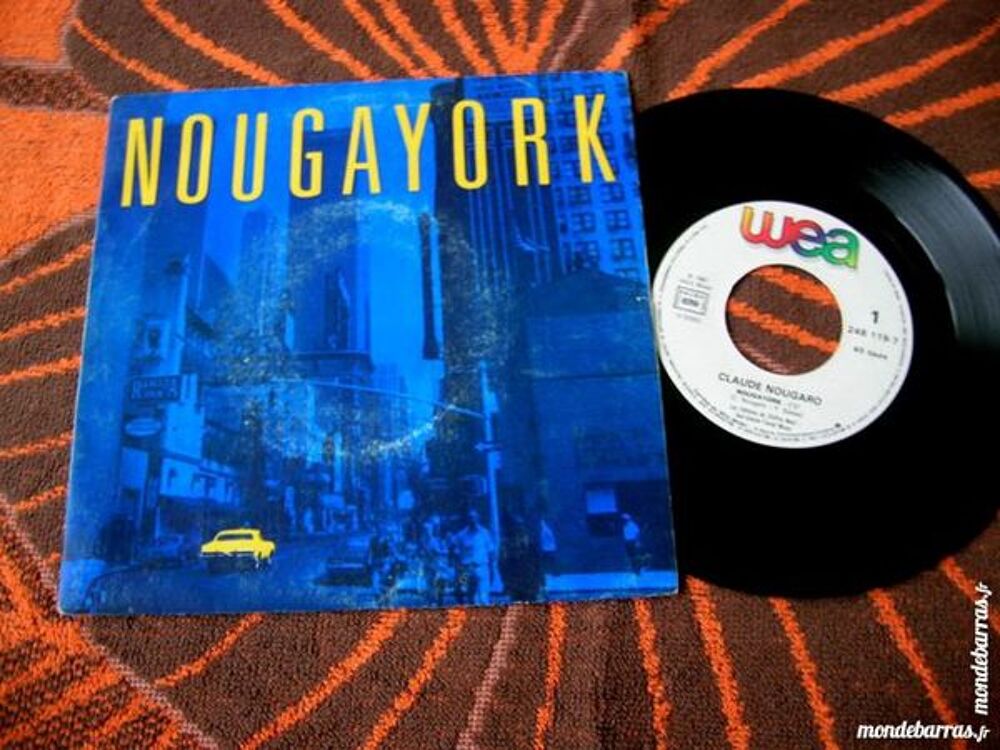 45 TOURS CLAUDE NOUGARO Nougayork CD et vinyles