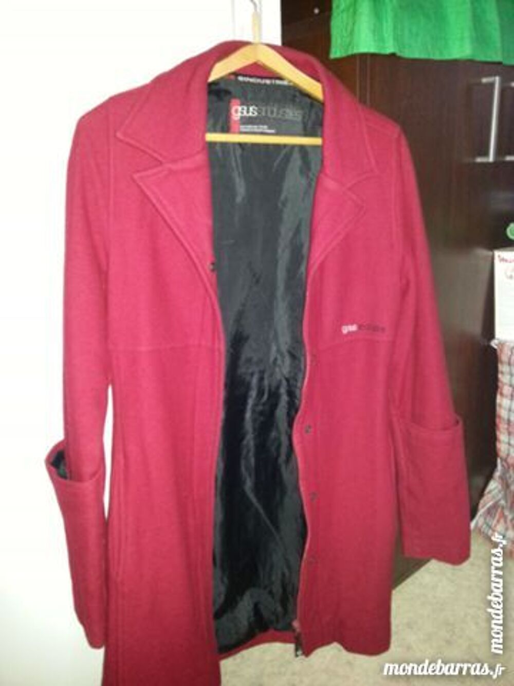manteau rouge Vêtements