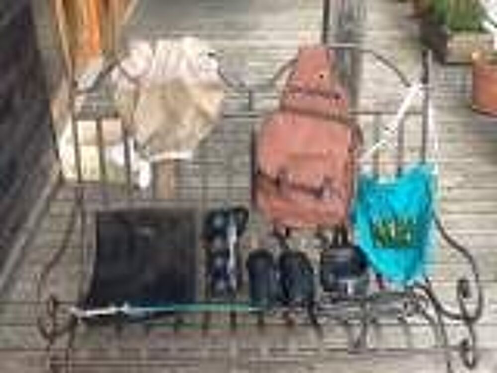Lot de mat&eacute;riel &eacute;questre (couverture, amortisseur, rennes..) Sports