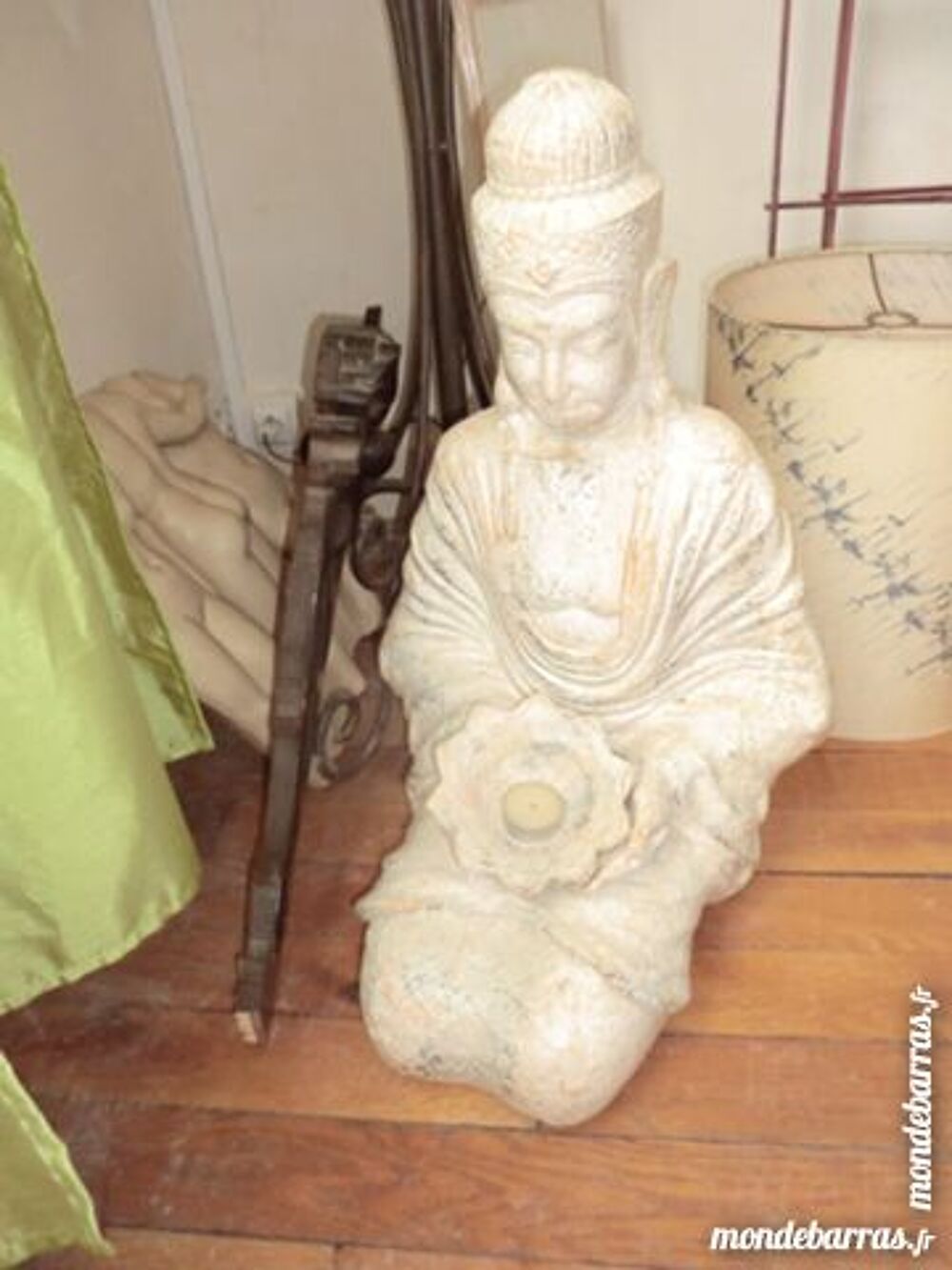 sculpture Bouddha terre cuite 60cms de haut Décoration