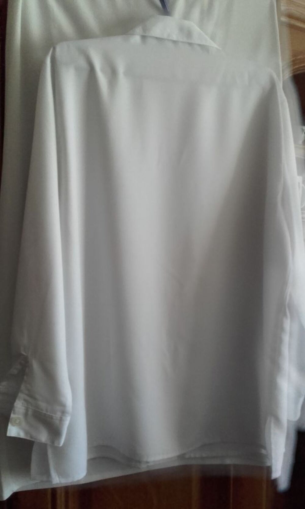 Chemisier blanc manches longues Vêtements