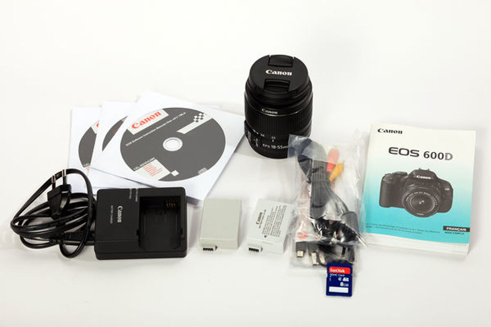 Pack Canon 600D + 18-55 Is II Photos/Video/TV