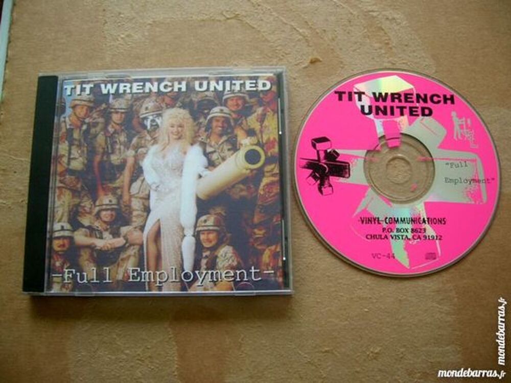 CD TIT WRENCH UNITED Full Employment - Noise Elect CD et vinyles