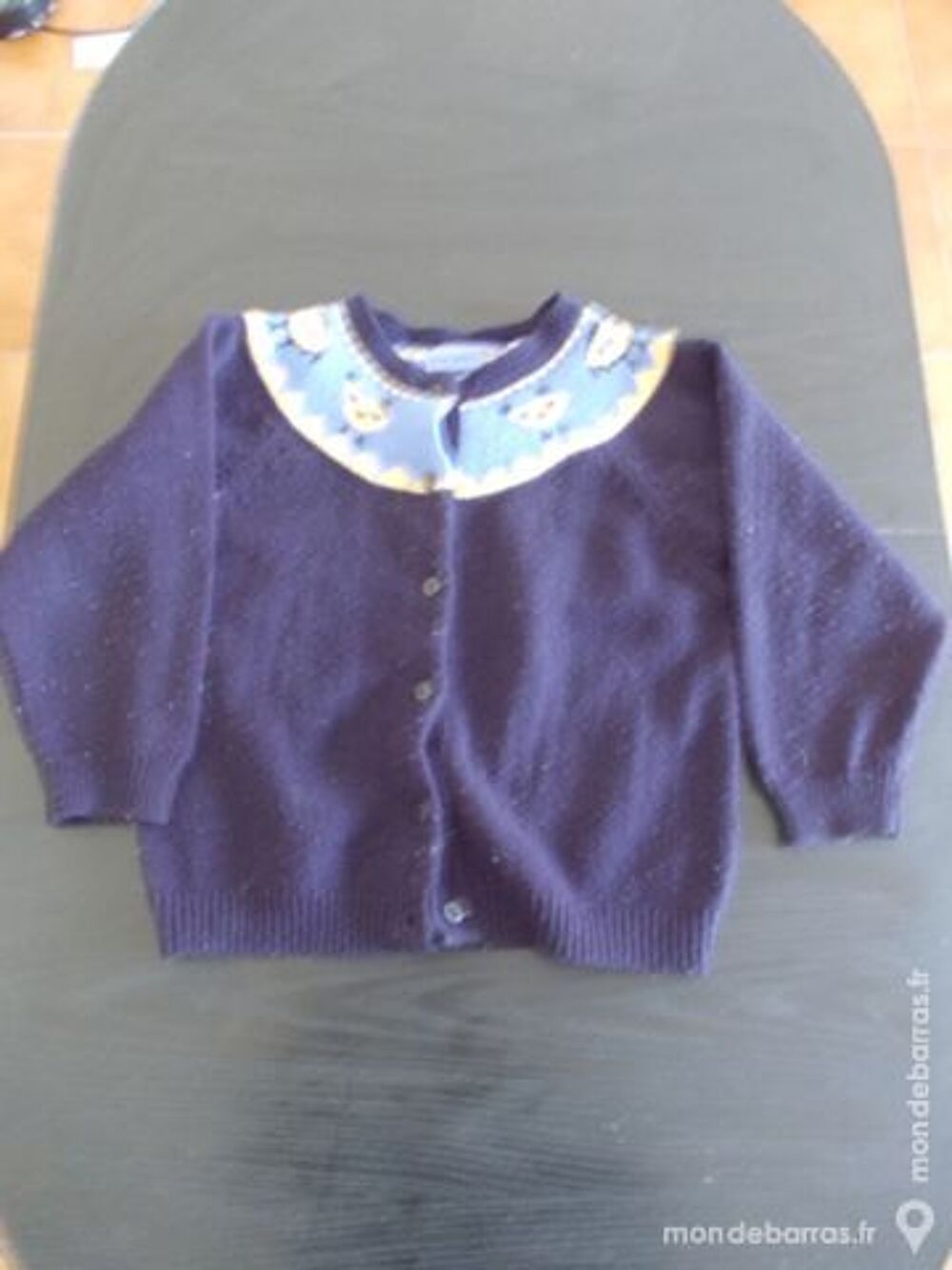 VESTE LAINE MARINE- 5 ans Vêtements enfants