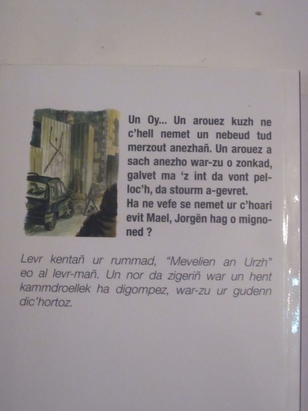  livre &eacute;crit en breton - MEVELIEN AN URZH GALV AN OY Livres et BD