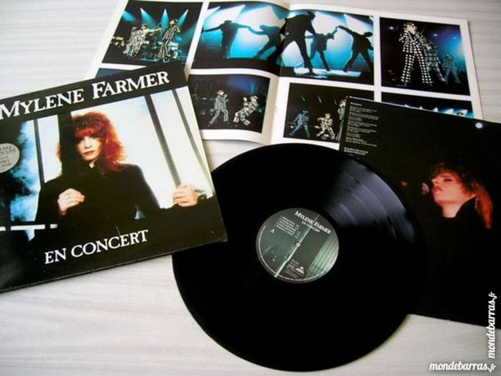 DOUBLE 33 TOURS MYLENE FARMER En Concert ORIGINAL CD et vinyles