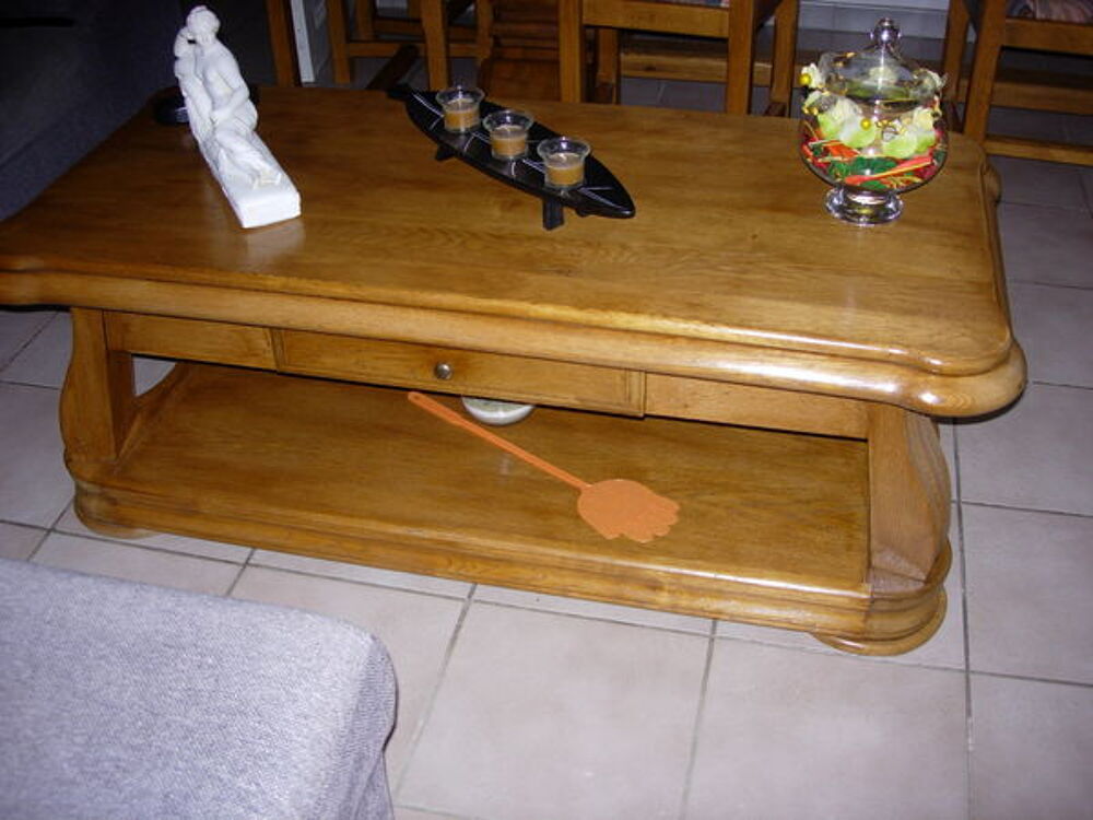 table de salon ch&egrave;ne massif Meubles