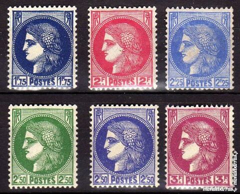 N 372  376 Timbres France NEUFS** 9 La Seyne-sur-Mer (83)