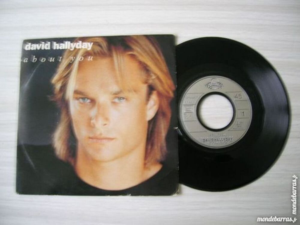 45 TOURS DAVID HALLYDAY About you CD et vinyles