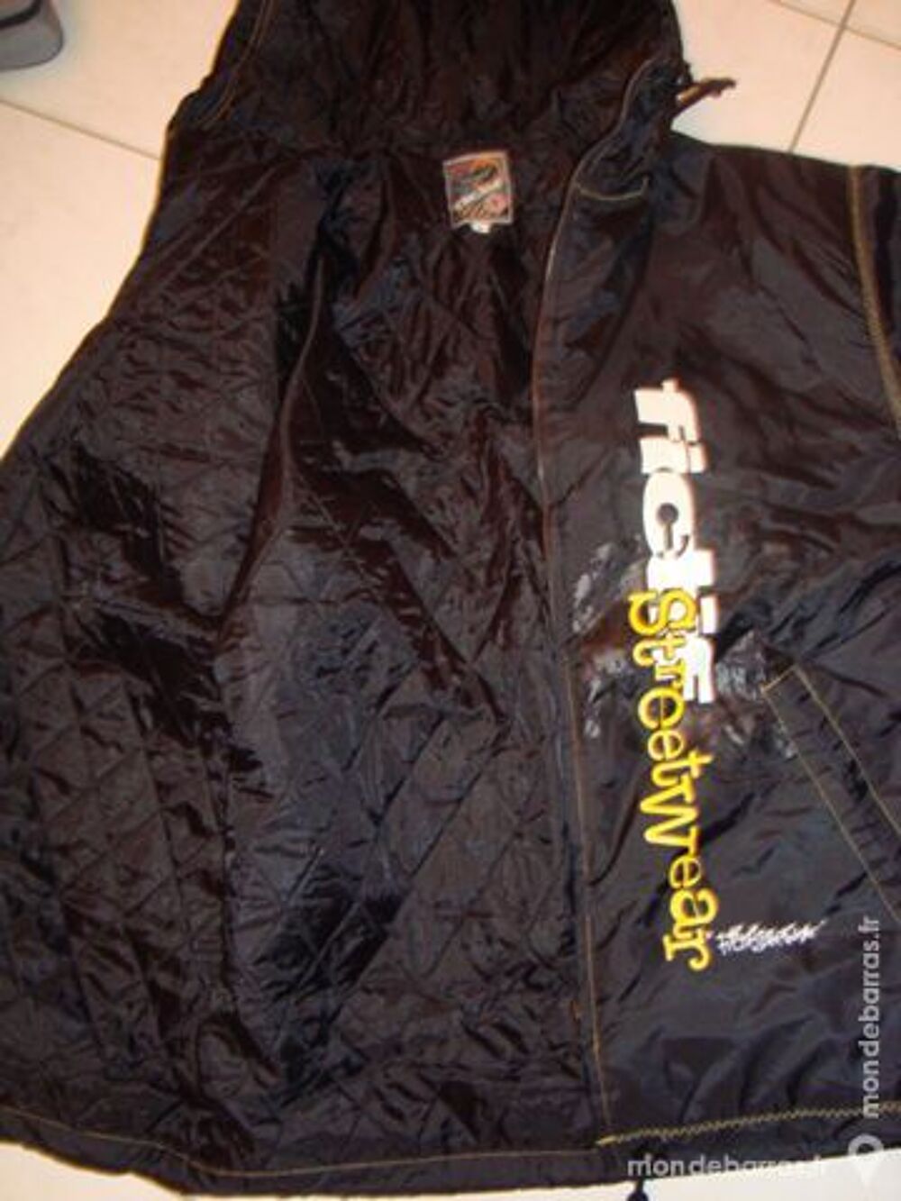 PARKANOIRE FICTIF &laquo;STREETWEAR&raquo; Taille 3 NOIRE Vêtements