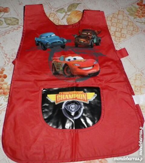 TABLIER CARS POUR MATERNELLE OU CP 3 Attainville (95)